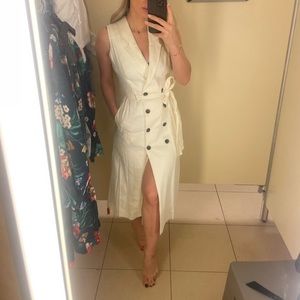 Elie Tahari 100% linen dress